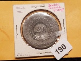 Here's a cool one! 1826 Brazil 20 or 40 reis