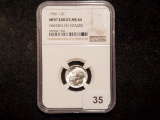 NGC 1956 Roosevelt Dime in MS-64 MINT ERROR