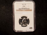 NGC 1963 Washington Quarter in Proof 67