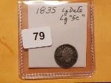 1835 Capped Bust Half Dime