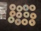 Group of Twelve (12) Chinese copper coins