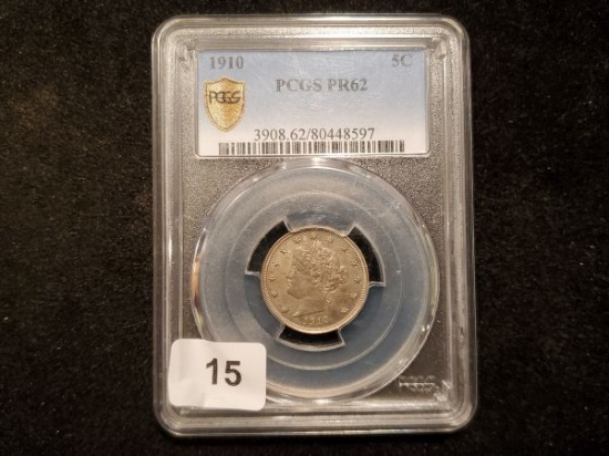 SCHAWEET! PCGS 1910 Liberty "V" Nickel in Proof 62