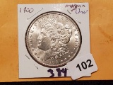 Choice Brilliant Uncirculated 1900 Morgan Dollar