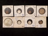 Eight nicer SILVER World Coins