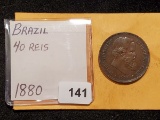 Brazil 40 reis from 1880