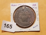 Hard Times Token Number 171 from 1835