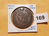 Hard Times Token 240 from 1837