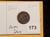 1863 Civil War Token