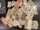 Big pile of World Currency