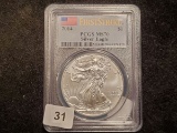 PCGS 2014 American Silver Eagle in MS-70