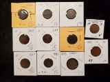 Eleven Indian Cents Better Dates