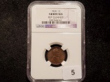 NGC 1924 Wheat Cent in About Uncirculated - details