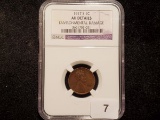 NGC 1917-S Wheat Cent in About Uncirculated details