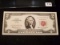Mint 1963 Two Dollar Red Seal US Note