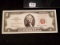 Crispy Uncirculated 1963-A Two Dollar Red Seal