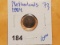 Cool little 1884 Netherlands 1/2 cent