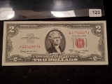Crisp and purty 1963A Two Dollar Red Seal US Note