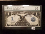 **PMG $1 1899 Black Eagle Silver Certificate Very Fine 30