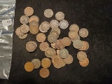 Bag of fifty (50) Indian Cents