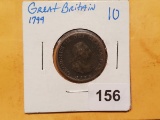 Another cool 1799 Great Britain farthing