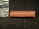 BU RED Bankwrapped Roll of 1955 Wheat Cents