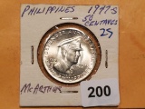 CH BU 1947-S Philippines silver 50 centavos