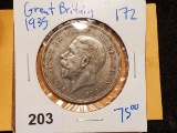 1935 Silver Great Britain Crown