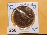 City Fire Relief Action Medal dated 1843