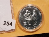 1988 KOREAN SILVER 5000 WON FOR THE SEOUL OLYMPIC GAMES