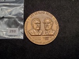 Large Grant and Lee Commemorative Bronze Medal