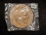 Huge Ronald Reagan Bronze Medal