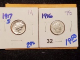 Beginning and ending Dime series