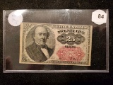 1874-1876 Twenty-Five cent fractional note