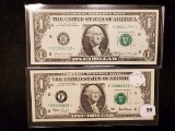 Two Crisp Star replacement notes
