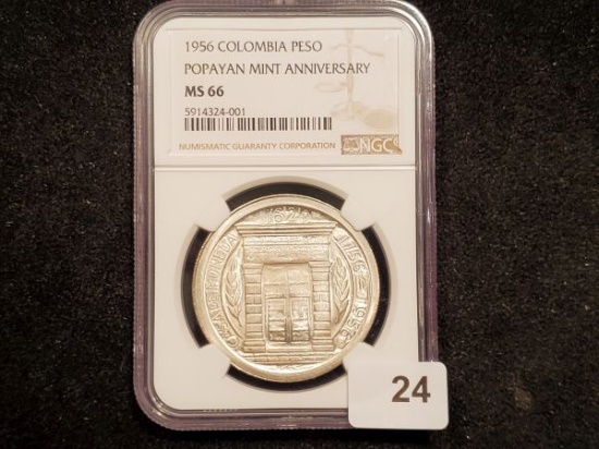 NGC 1956 Colombia Peso MS-66