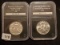 Slabbed 1946 and 1962-D Half Dollars