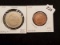 1896 Brazil 200 reis and 1888 Canada Cent