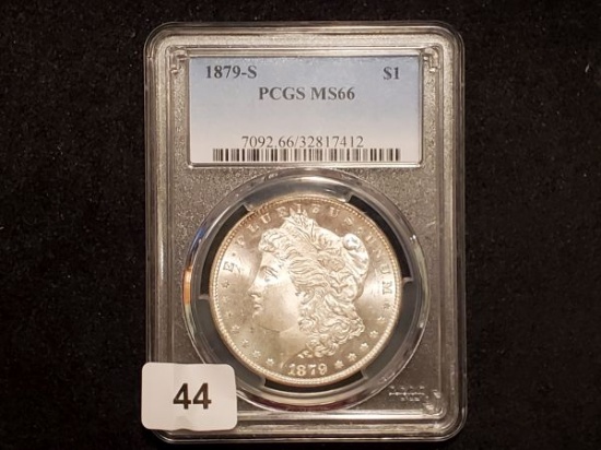 *Stunning PCGS 1879-S Morgan Dollar in MS-66