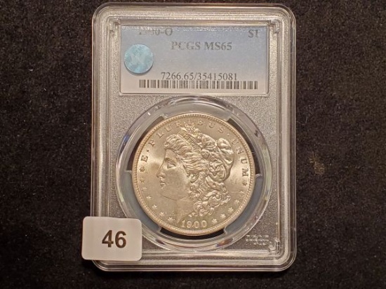 PCGS 1900-O Morgan Dollar in MS-65!