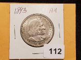 1893 Columbian Half Dollar in AU