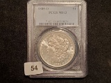 PCGS 1885-O Morgan Dollar in MS-63