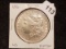 1896 Morgan Dollar in AU-details