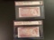 Two bank of Canada series of 1974 two dollar notes graded au 55 and au 58