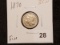 1870 Three Cent Nickel in Fine