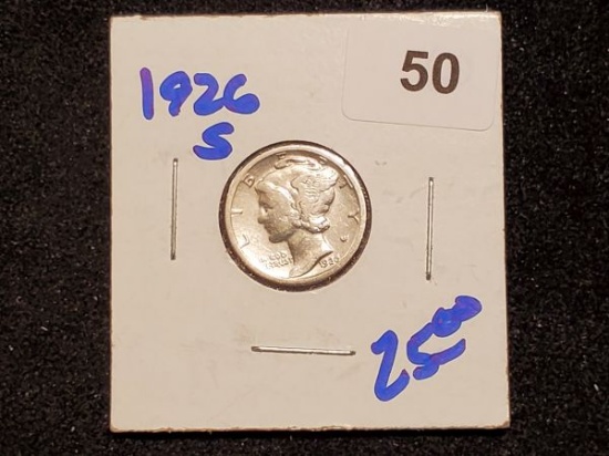 Better Date 1926-S Mercury Dime