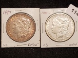 1897 and 1900-O Morgan Dollars