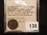 COIN FROM THE MIDDLE AGES SWEDISH OCCUPIED POLAND