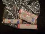Four more P & D 2009 BU Mint and Bank Wrapped Penny Rolls