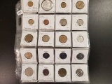 Four amazing sheets of World Coins