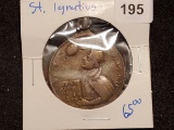 MEDAL 17th CENT. ST IGNATIUS OF LOYOLA ST FRANCIS XAVIER ST IGNACIO S. FRANCISCO